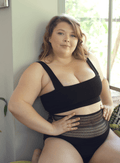 Margot - Culotte menstruelle grande taille flux moyen culotte-menstruelle-grande-taille-louloucup